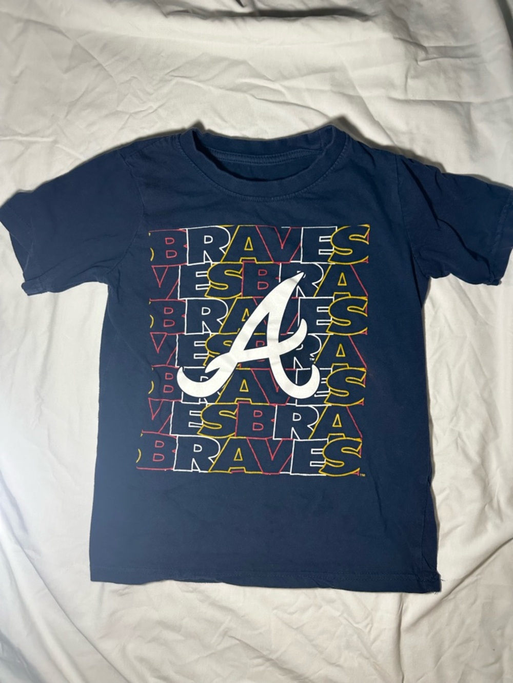 Kids Atlanta Braves Short-Sleeve Logo T-Shirt S (5/6)